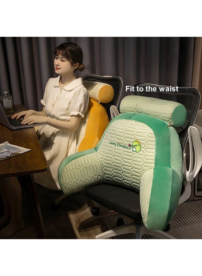 Large Ergonomic Reading Pillow Dark Gray Washable Support for Neck Back Arms - Image 4